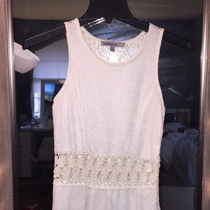 White dress worn for graduation